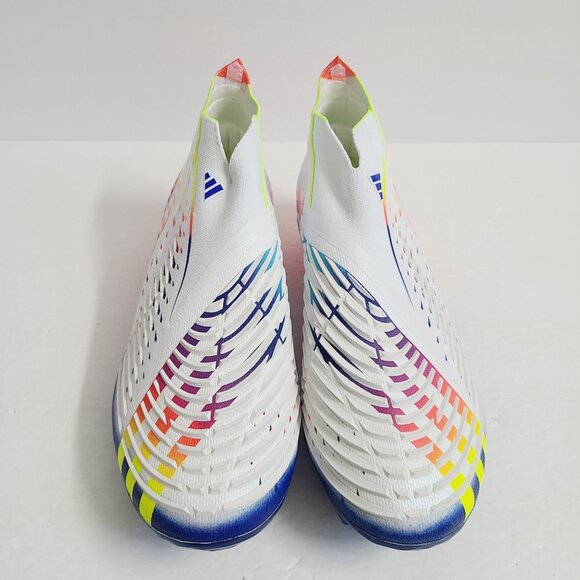 NEW Adidas Predator Edge+ SG Soccer Cleats GW1035 Size 11 White main image 6
